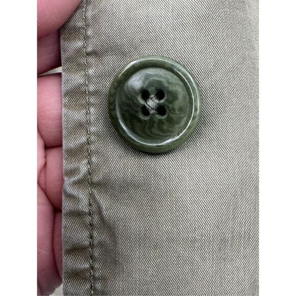 J Crew size S green military style jacket - Picture 9 of 16